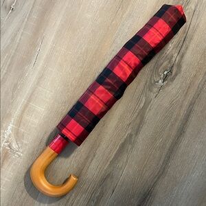 Kate Spade Woodland Plaid Umbrella